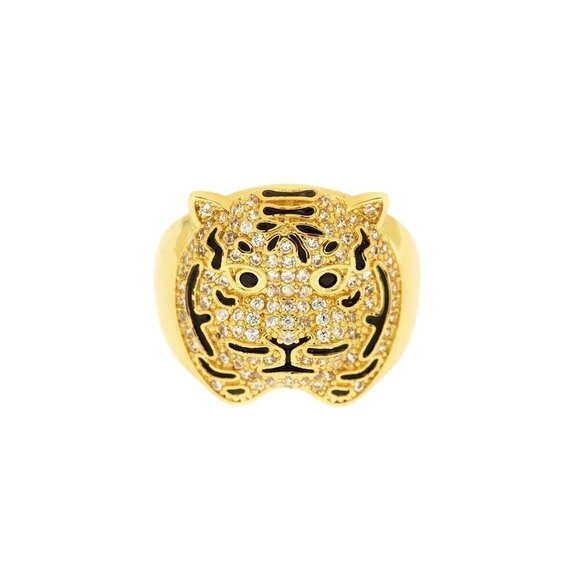 Tiger Cubic Zirconia Ring - Picture 1 of 10